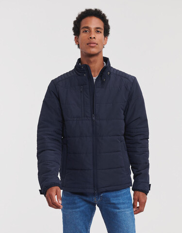 Russell Europe Men`s Cross Jacket, Black, S bedrucken, Art.-Nr. 419001013