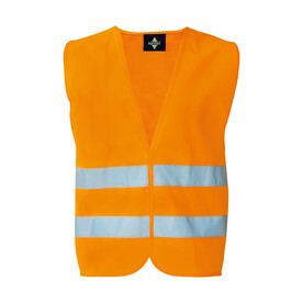 Korntex Basic Safety Vest in a Pouch Mannheim, Orange, XL bedrucken, Art.-Nr. 420134106
