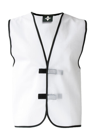 Korntex Identification Vest Leipzig, White, S bedrucken, Art.-Nr. 423130002