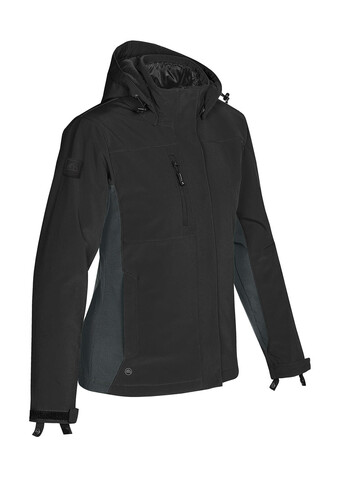 StormTech Ladies` Atmosphere 3-in-1 Jacket, Black/Granite, XS bedrucken, Art.-Nr. 430181892
