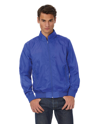 B &amp; C Trooper/men Jacket, Black/Cobalt Blue, S bedrucken, Art.-Nr. 440421553