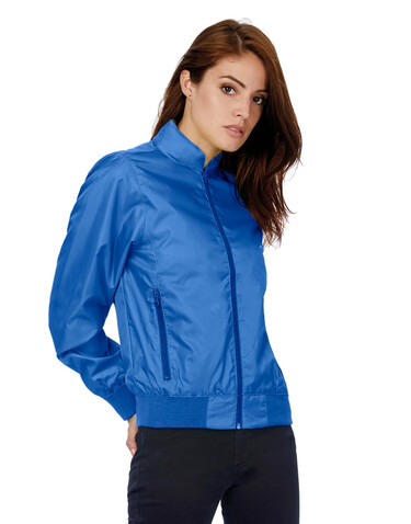 B &amp; C Trooper/women Jacket, Black/Cobalt Blue, XS bedrucken, Art.-Nr. 441421552