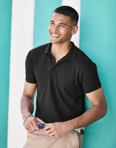 Fruit of the Loom Iconic Polo, Flame, S bedrucken, Art.-Nr. 500014023
