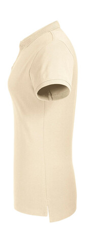 Russell Europe Ladies` Pure Organic Polo, White, XS bedrucken, Art.-Nr. 504000002