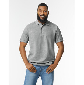 Gildan Hammer Adult Pique Polo, White, S bedrucken, Art.-Nr. 504090003