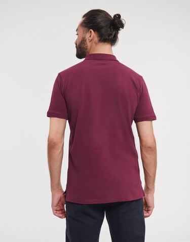 Russell Europe Men`s Pure Organic Polo, White, 3XL bedrucken, Art.-Nr. 505000008