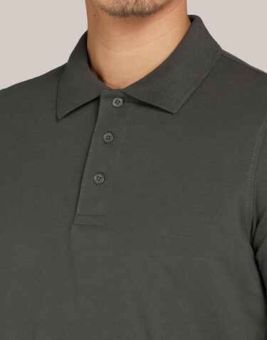 SG Signature Tagless Polo Stretch Men, Charcoal, M bedrucken, Art.-Nr. 511521304