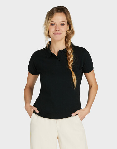 SG Cotton Polo Women, Bottle Green, XS bedrucken, Art.-Nr. 513525402