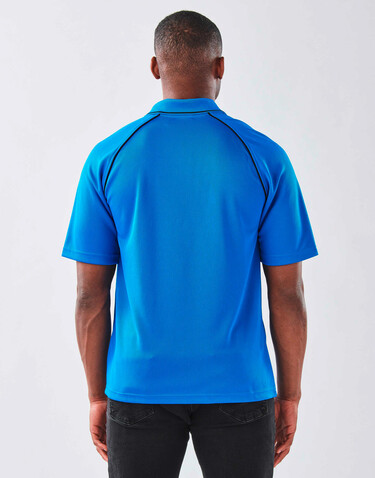 StormTech Endurance HD Polo, Black/Dolphin, S bedrucken, Art.-Nr. 515181811