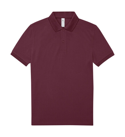 B &amp; C My Polo 180, Burgundy, 2XL bedrucken, Art.-Nr. 527424486