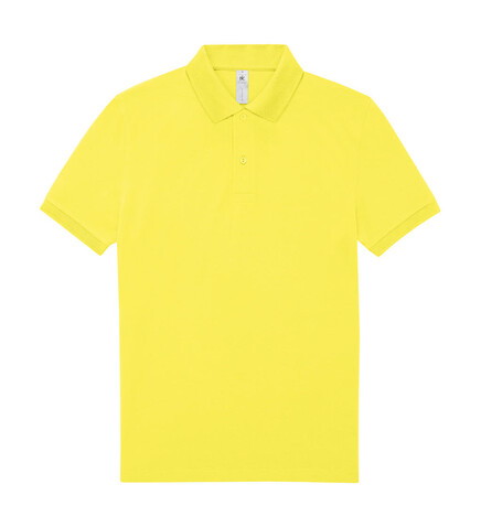 B &amp; C My Polo 180, Solar Yellow, 3XL bedrucken, Art.-Nr. 527426077