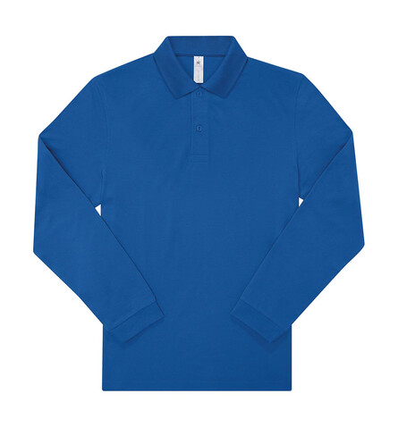 B &amp; C My Polo 180 LSL, Royal Blue, 3XL bedrucken, Art.-Nr. 528423007