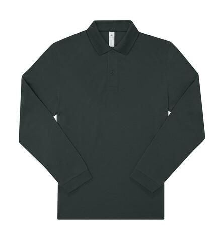 B &amp; C My Polo 180 LSL, Dark Forest, 3XL bedrucken, Art.-Nr. 528425427