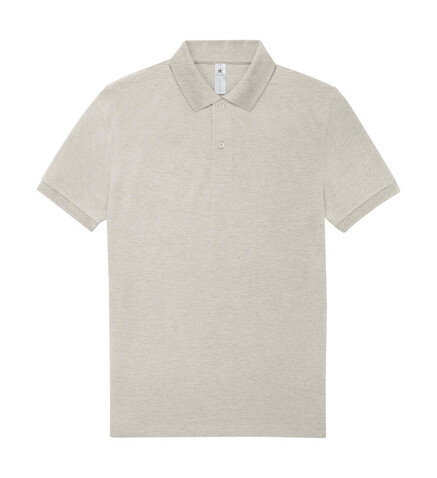 B &amp; C My Polo 210, Heather Grey Fog, S bedrucken, Art.-Nr. 529421092