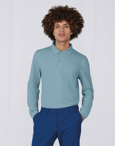 B &amp; C My Polo 210 LSL, Royal Blue, 2XL bedrucken, Art.-Nr. 530423006