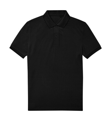 B &amp; C My Eco Polo 65/35, Black, 4XL bedrucken, Art.-Nr. 531421018