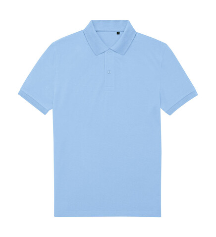 B &amp; C My Eco Polo 65/35, Lotus Blue, 3XL bedrucken, Art.-Nr. 531423047