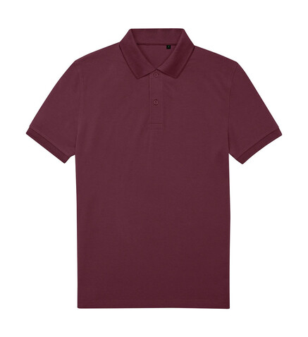 B &amp; C My Eco Polo 65/35, Burgundy, 3XL bedrucken, Art.-Nr. 531424487