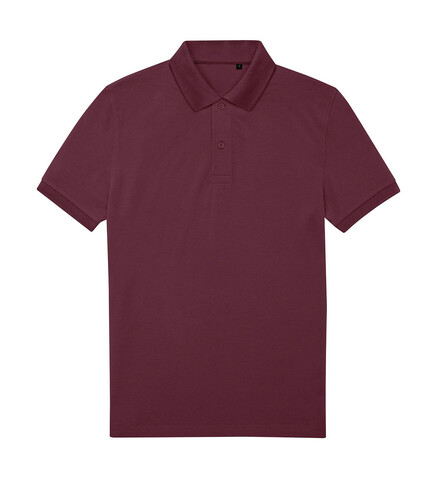 B &amp; C My Eco Polo 65/35, Burgundy, S bedrucken, Art.-Nr. 531424482