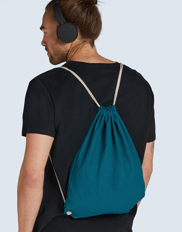 SG ACCESSORIES - BAGS Cotton Drawstring Backpack, Limpet Shell, One Size bedrucken, Art.-Nr. 602573110