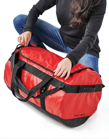 StormTech Atlantis W/P Gear Bag (Medium), Black/Black, One Size bedrucken, Art.-Nr. 606181530