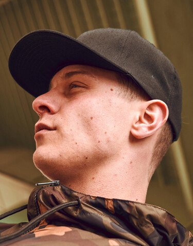 Flexfit Pro-Style Twill Snapback Youth Cap, Red, B (Ages 6-14) bedrucken, Art.-Nr. 618684002