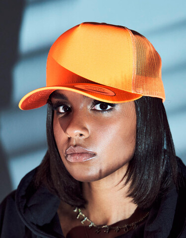Flexfit Neon Retro Trucker, Neon Yellow, One Size bedrucken, Art.-Nr. 621686050