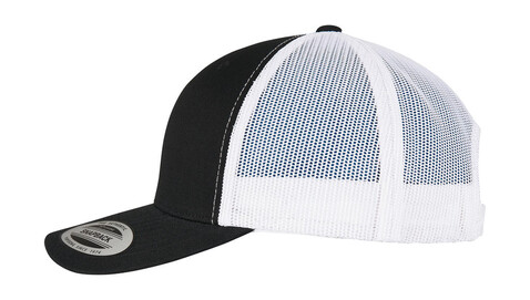 Flexfit Classics Recycled Retro Trucker Cap 2-Tone, Navy/White, One Size bedrucken, Art.-Nr. 623682540