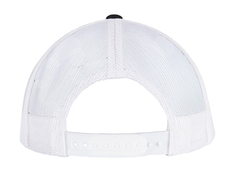 Flexfit Classics Recycled Retro Trucker Cap 2-Tone, Charcoal/Black, One Size bedrucken, Art.-Nr. 623681700