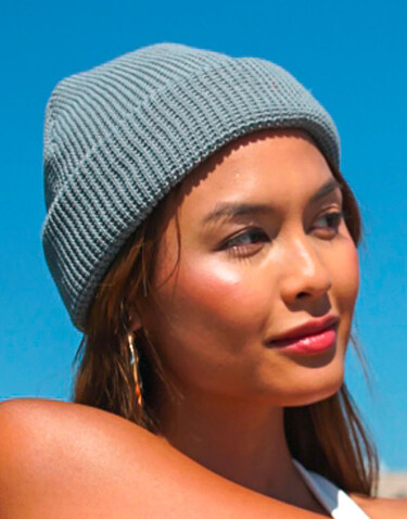 Flexfit Recycled Yarn Waffle Knit Beanie, Grey, One Size bedrucken, Art.-Nr. 629681210