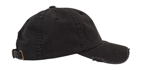 Flexfit Low Profile Destroyed Cap, Black, One Size bedrucken, Art.-Nr. 633681010
