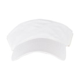 Flexfit Performance Visor Cap, White, One Size bedrucken, Art.-Nr. 634680000