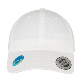 Flexfit Ecowash Dad Cap, White, One Size bedrucken, Art.-Nr. 643680000