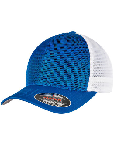 Flexfit Flexfit 360 Omnimesh Cap 2-Tone, Royal/White, L/XL bedrucken, Art.-Nr. 648683532