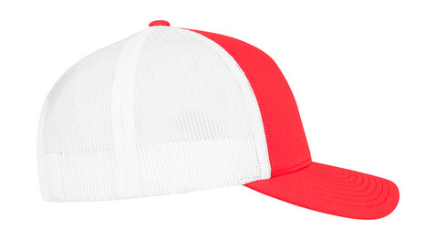 Flexfit 5-Panel Retro Trucker 2-Tone Cap, Mustang/Beige, One Size bedrucken, Art.-Nr. 649687610