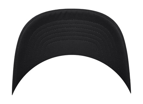 Flexfit Foam Trucker Cap Curved Visor, Black/White/Black, One Size bedrucken, Art.-Nr. 651681800