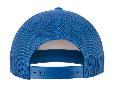 Flexfit Foam Trucker with White Front, Navy/White/Navy, One Size bedrucken, Art.-Nr. 652682800