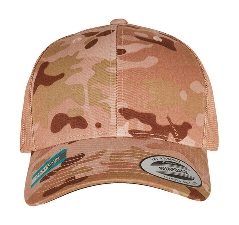 Flexfit Retro Trucker Multicam®, Multicam Arid/Tan, One Size bedrucken, Art.-Nr. 661687600 Flexfit Retro Trucker Multicam®, Multicam Arid/Tan, One Size bedrucken, Art.-Nr. 661687600