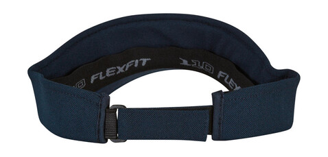 Flexfit 110 Visor Cap, Black, One Size bedrucken, Art.-Nr. 663681010