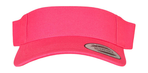 Flexfit Curved Visor Cap, Cosmo Pink, One Size bedrucken, Art.-Nr. 665684210