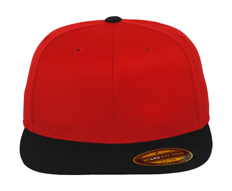 Flexfit Premium 210 Fitted 2-Tone, Red/Black, L/XL bedrucken, Art.-Nr. 672684512