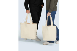 SG ACCESSORIES - BAGS Canvas Wide Shopper LH bedrucken, Art.-Nr. 67457