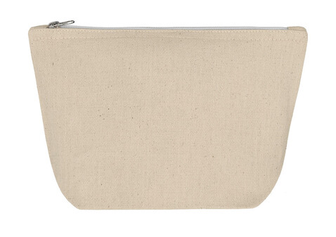 SG ACCESSORIES - BAGS Canvas Accessory Case, Natural, S (22x12x8) bedrucken, Art.-Nr. 679570081