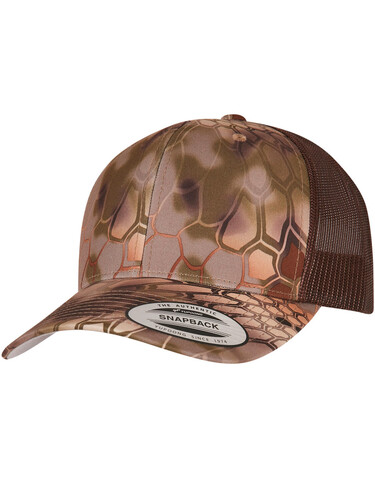 Flexfit Classics® Kryptek® RetroTrucker Cap, Highlander, One Size bedrucken, Art.-Nr. 691687100