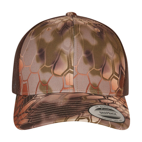 Flexfit Classics® Kryptek® RetroTrucker Cap, Highlander, One Size bedrucken, Art.-Nr. 691687100