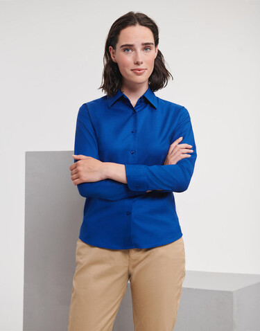 Russell Europe Ladies` Classic Oxford Shirt LS, Bright Royal, 6XL (52) bedrucken, Art.-Nr. 702003061 Russell Europe Ladies` Classic Oxford Shirt LS, Bright Royal, 6XL (52) bedrucken, Art.-Nr. 702003061