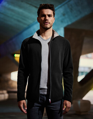 Regatta Ascender 250 Fleece Jacket, Black/Mineral Grey, S bedrucken, Art.-Nr. 719171853