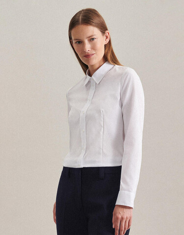 Seidensticker Seidensticker Regular Fit 1/1 Kent Women, White, 50 bedrucken, Art.-Nr. 722200000