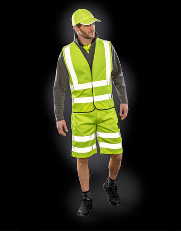 Result Hi-Vis Motorway Vest, Fluorescent Yellow, 2XL/3XL bedrucken, Art.-Nr. 813336058