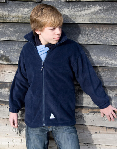 Result Kids` Fleece Jacket, Navy, 2XS (3-4) bedrucken, Art.-Nr. 863332001